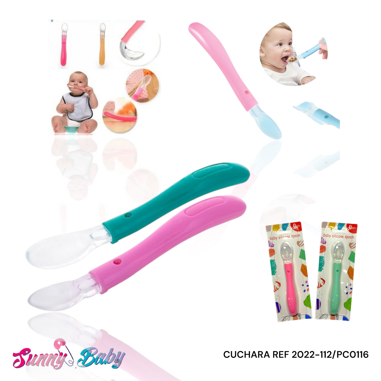 🍼 Cuchara para Bebé – Comodidad y Seguridad en Cada Bocado