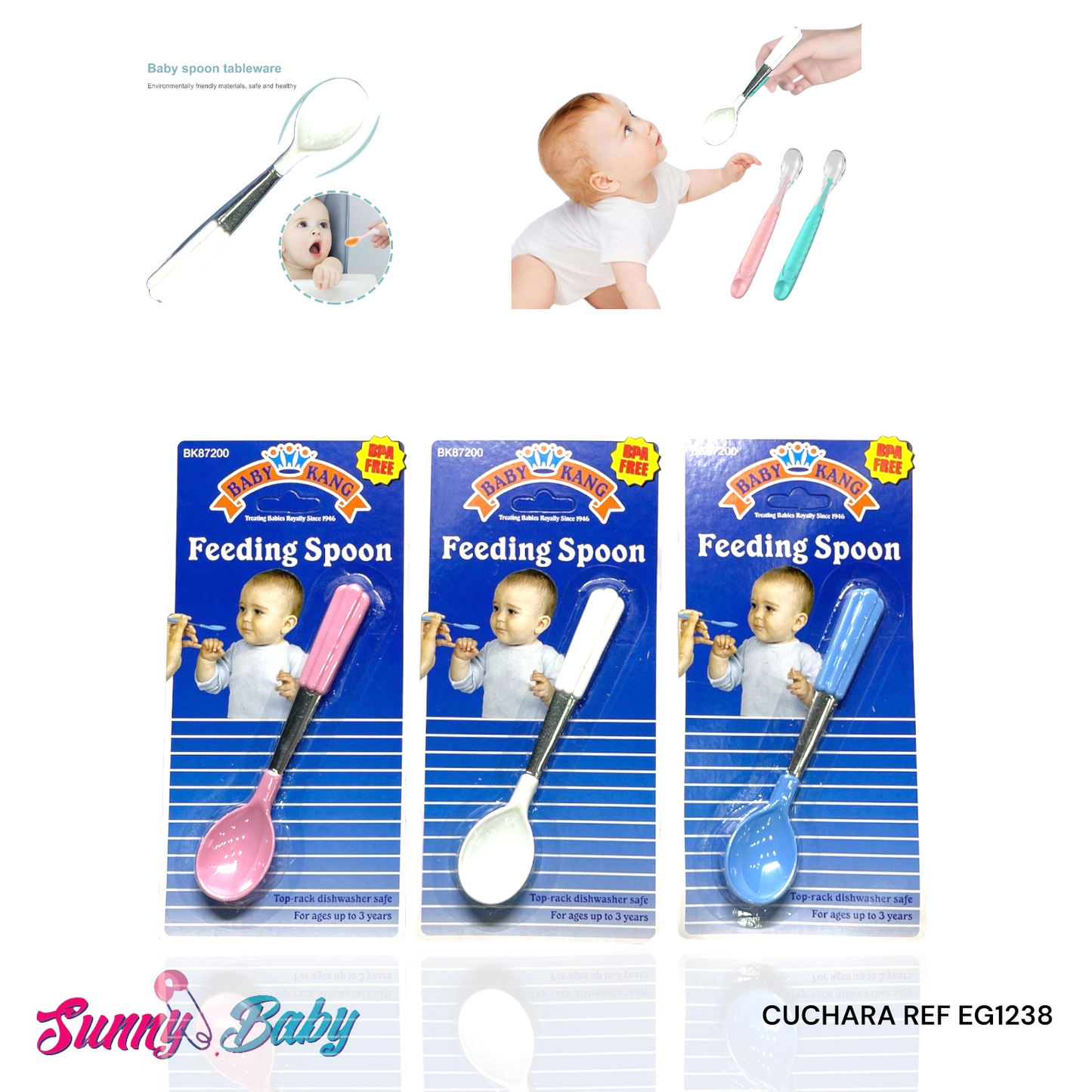 🥄🍼 Cuchara para Bebé – Comodidad y Seguridad en Cada Bocado