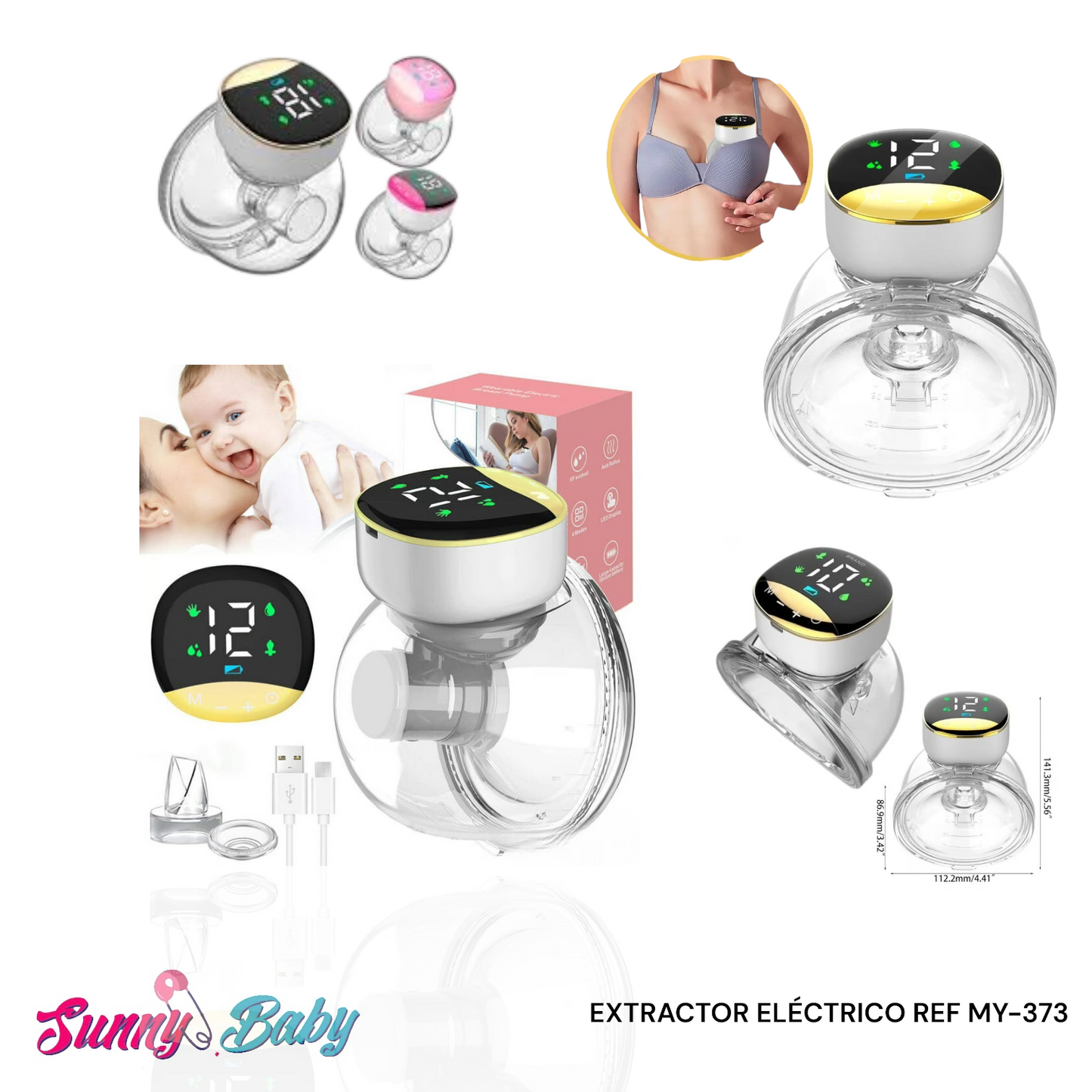 🍼⚡ Extractor Electrónico – Comodidad y Eficiencia para Mamá