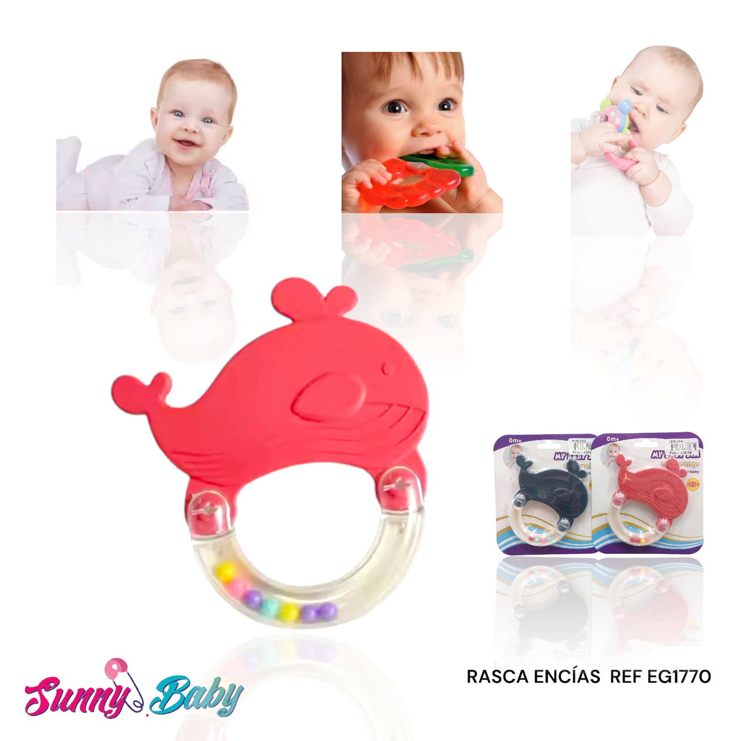 🦷✨ Rasca Encías – Alivio y Diversión para tu Bebé