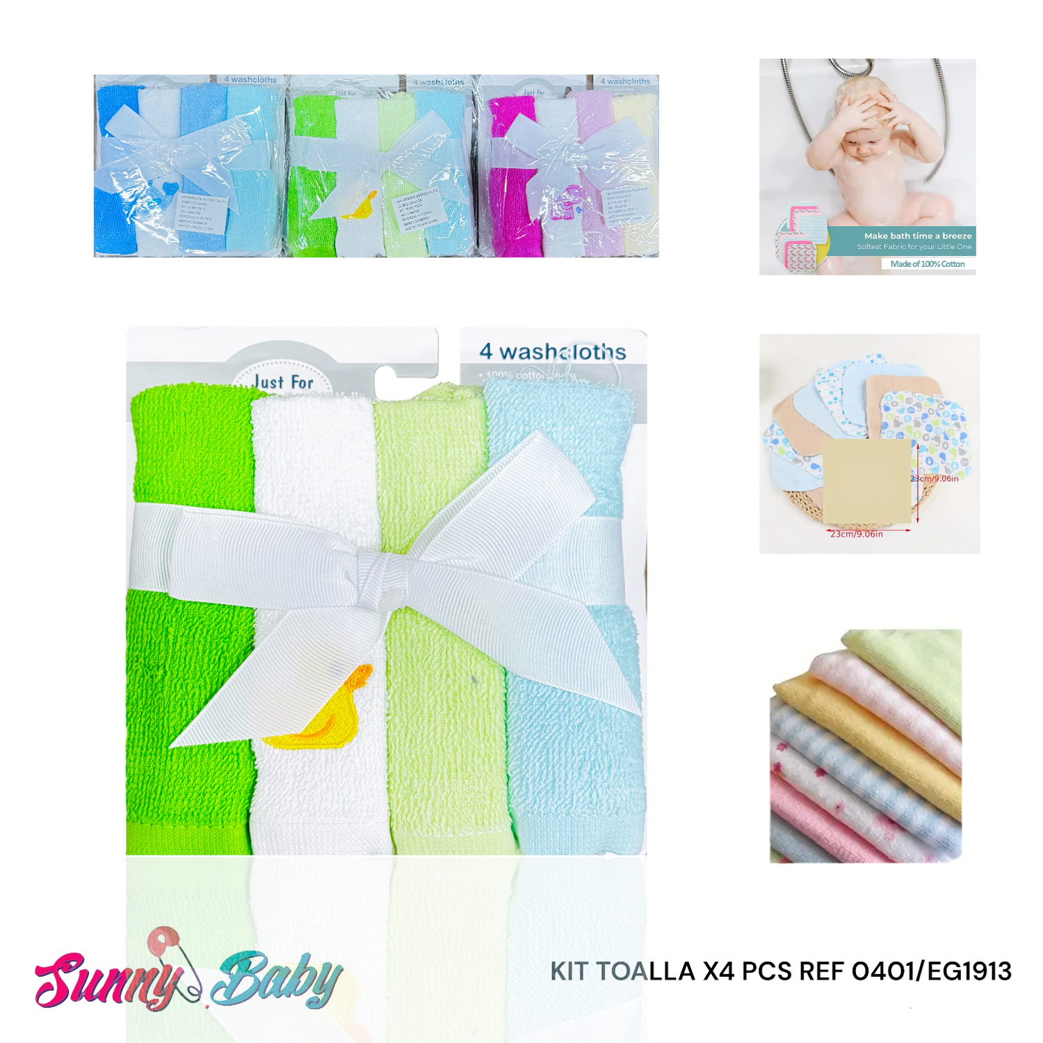 🛁✨ Toallas & Suavidad para Bebés 🧸💦
