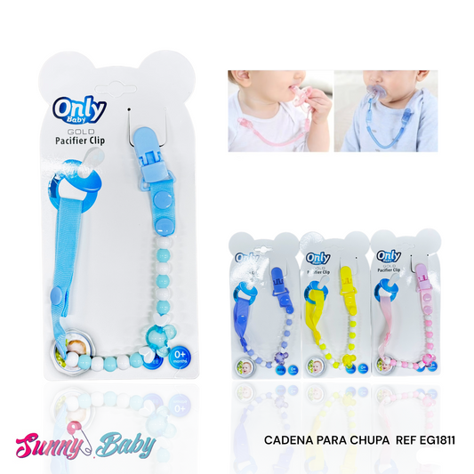 🍼 Cadena Porta Chupete / Cadena para Chupa  🔗💖