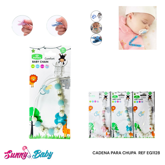 🍼 Cadena Porta Chupete / Cadena para Chupa  🔗💖
