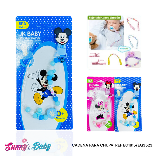 🍼 Cadena Porta Chupete / Cadena para Chupa  🔗💖