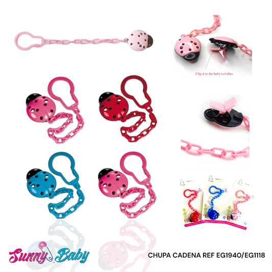 🍼 Cadena Porta Chupete / Cadena para Chupa  🔗💖