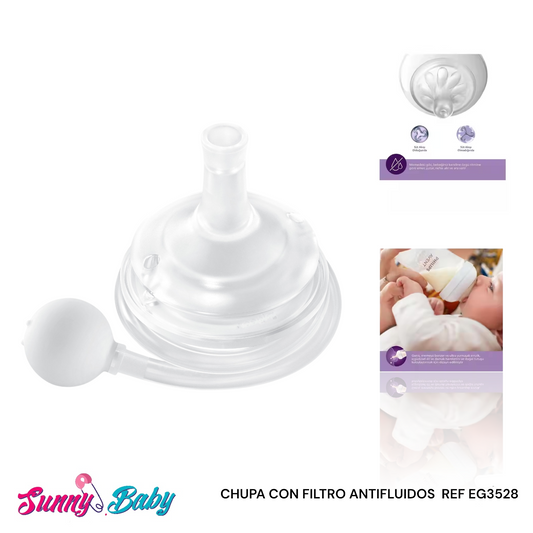 🍼 Chupa con Filtro Antifluido – Protección y Cuidado para tu Bebé 💖