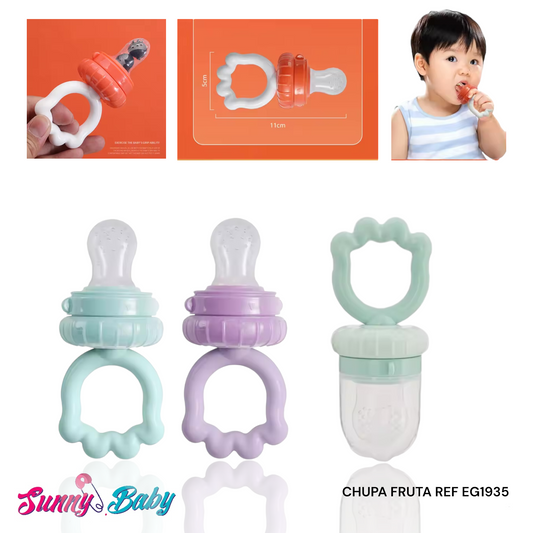 Chupa Fruta 🍓🥭🍌 – Mordedor y Alimentador Seguro