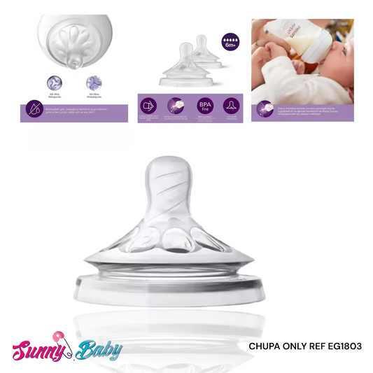 🍼✨ Chupa Only – Succión natural y segura para tu bebé