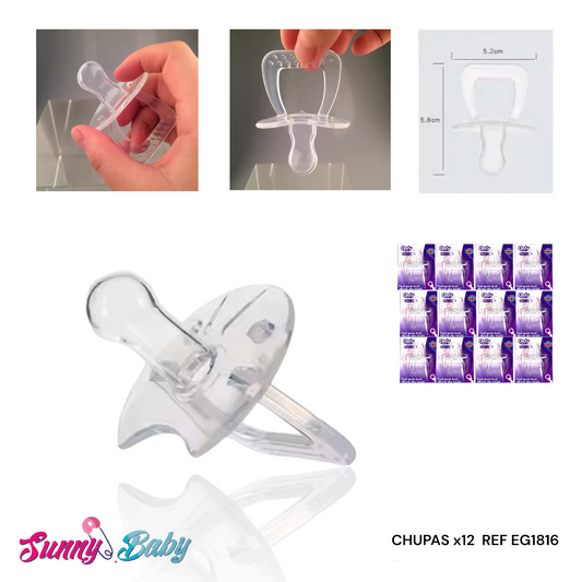 🍼✨ Chupa Only x12 – De Silicona Seguras para tu Bebé