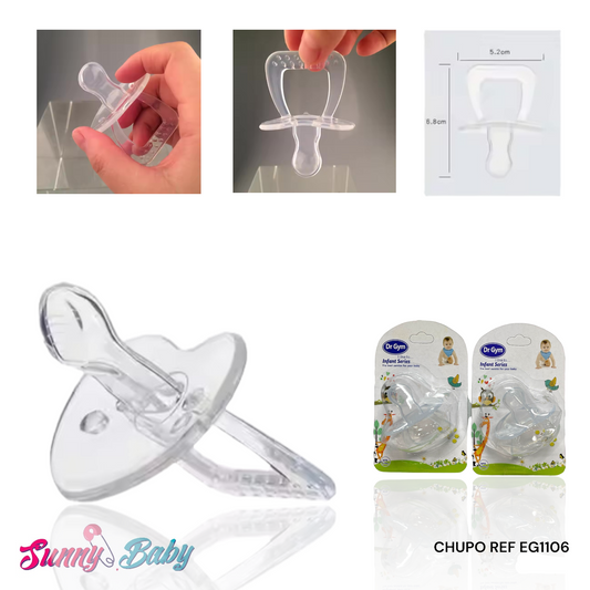 🍼✨ Chupo de Silicona – Suavidad y Seguridad para tu Bebé