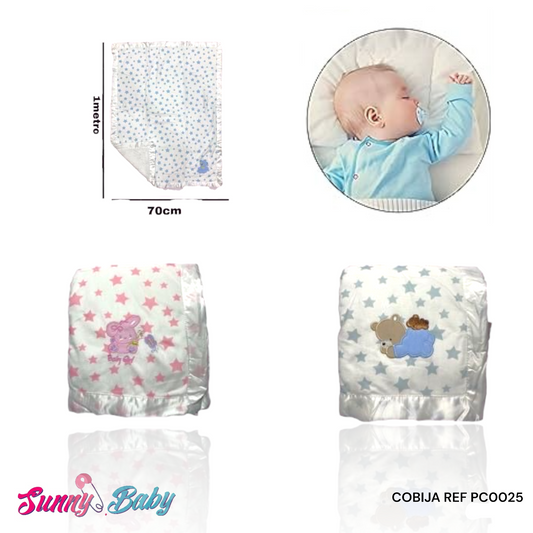 🛏️💖 Cobija Suave – Calidez y Comodidad para tu Bebé