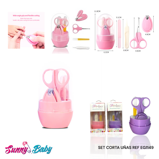 ✂️🍼 Set de Corta uñas para Bebé – Seguridad y Precisión Completa