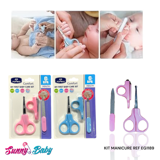 ✂️🍼 Kit Manicure para Bebé – Cuidado y Seguridad en Cada Detalle