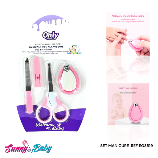 ✂️🍼 Set Manicure para Bebé – Cuidado Completo y Seguro