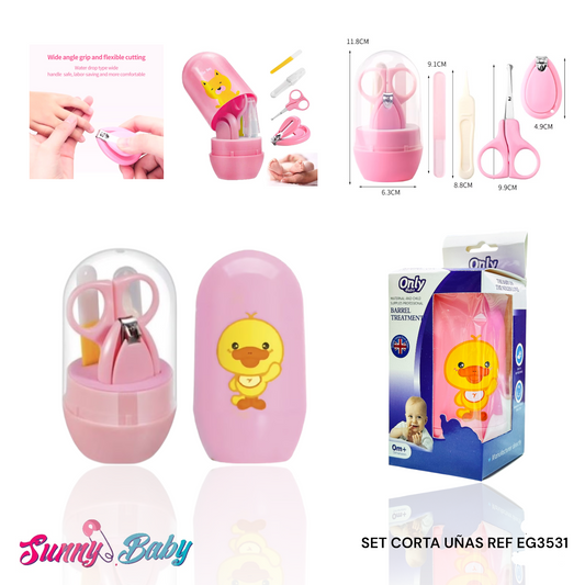 ✂️🍼 Set Cortaúñas para Bebé – Seguridad y Precisión Completa