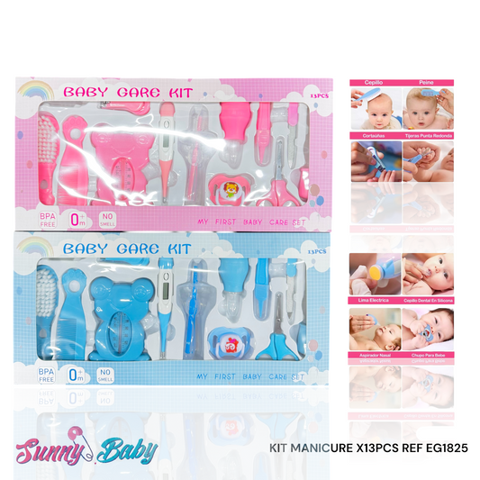 ✂️🍼 Kit Manicure x13 Piezas para Bebé – Cuidado Completo y Seguro