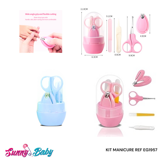✂️🍼 Kit Manicure para Bebé – Cuidado Seguro y Completo