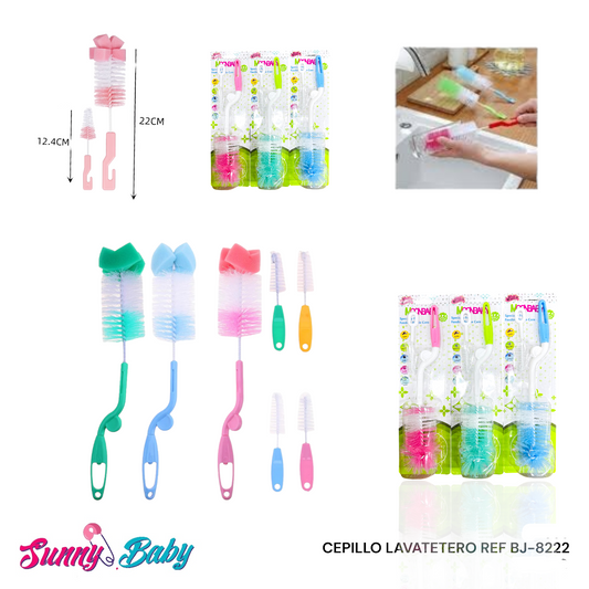 🧼🍼 Cepillo Lava Tetero – Limpieza Fácil y Segura
