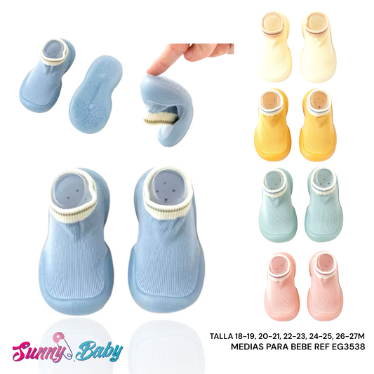 🧦👶 Medias con Suela para Bebé – Comodidad y Seguridad Paso a Paso
