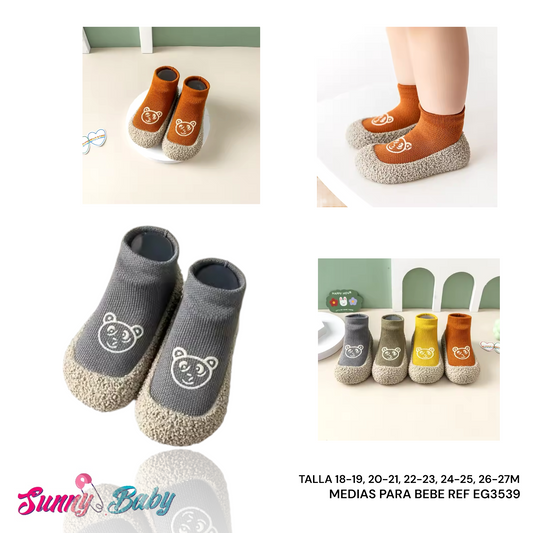 🧦👶 Medias con Suela para Bebé – Comodidad y Seguridad Paso a Paso