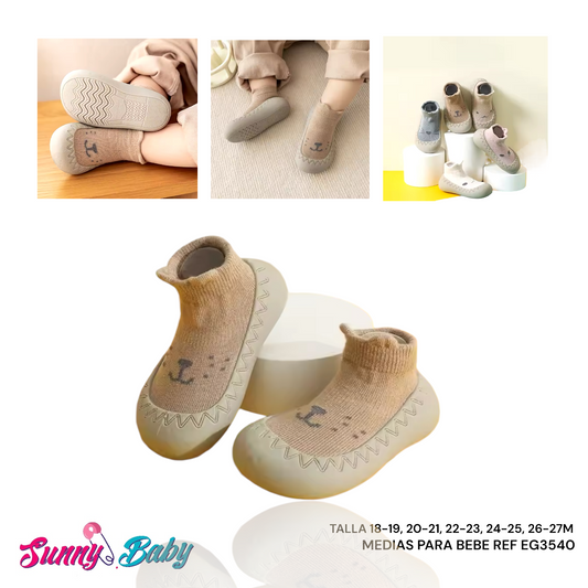 🧦👶 Medias con Suela para Bebé – Comodidad y Seguridad Paso a Paso