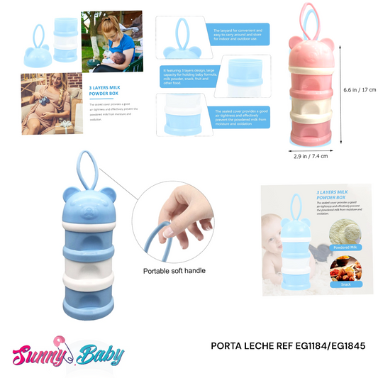 🍼✨ Porta Leche – Practicidad y frescura en cada salida
