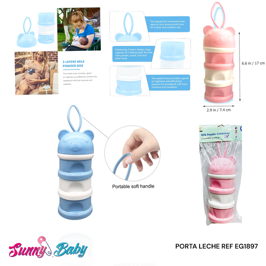 🍼✨ Porta Leche – Practicidad y frescura en cada salida