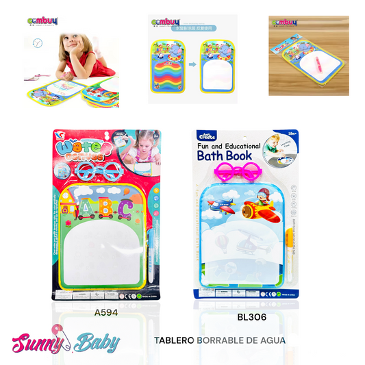 📖🖊️ Tablero Didáctico con Marcador y Accesorios 👓✨